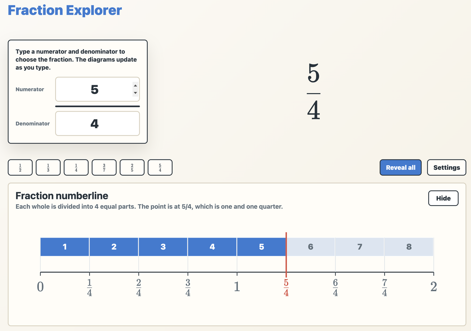 fractionexplorer