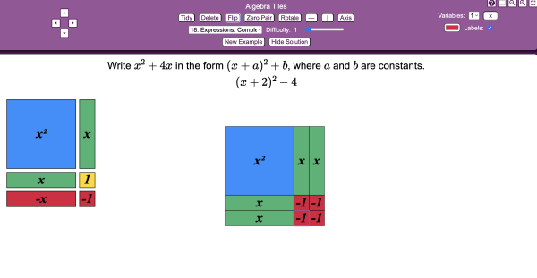 Algebra Tiles